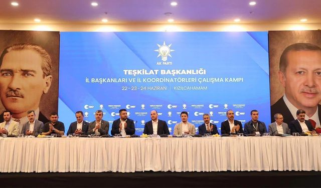 AK Parti Yalova İl Başkanı Umut Güçlü, Kızılcahamam’daki Çalışma Kampına Katıldı