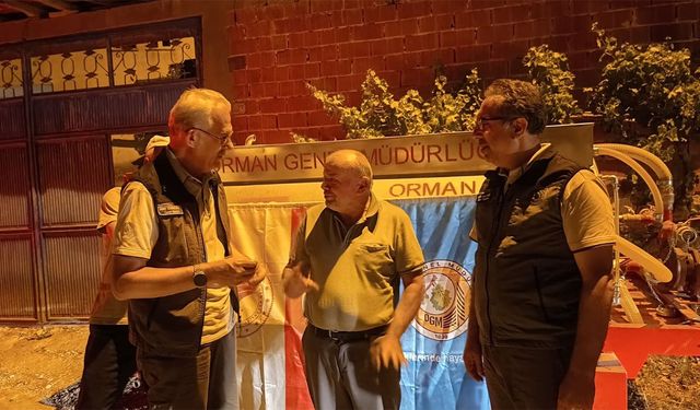 Orman Genel Müdürü Ramazan Doğan'a tanker hediye etti