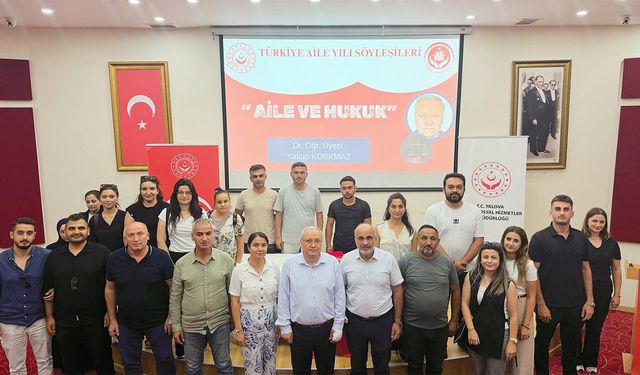 Yalova’da “Aile ve Hukuk” Söyleşisi Düzenlendi