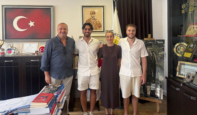 Avni Kurt, Almanya ve Fransa'dan Gelen Misafirleri Ağırladı