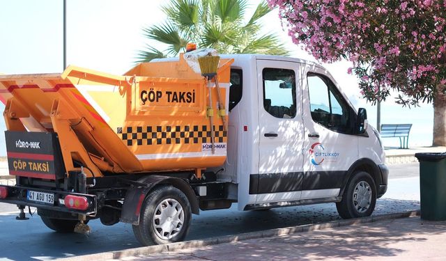 Çiftlikköy’de Çöp Taksiden Anlık Müdahale