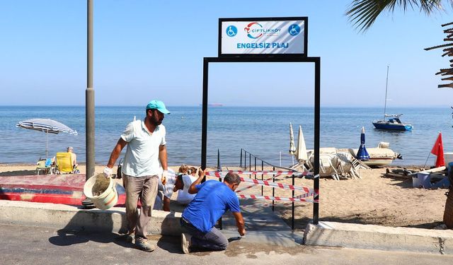 Çiftlikköy Belediyesi Engelsiz Deniz Keyfi İçin Harekete Geçti