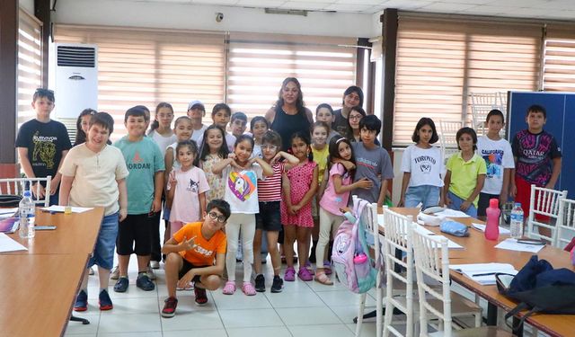 Çiftlikköy’ün Minik Picasso’ları Sergiye Hazırlanıyor