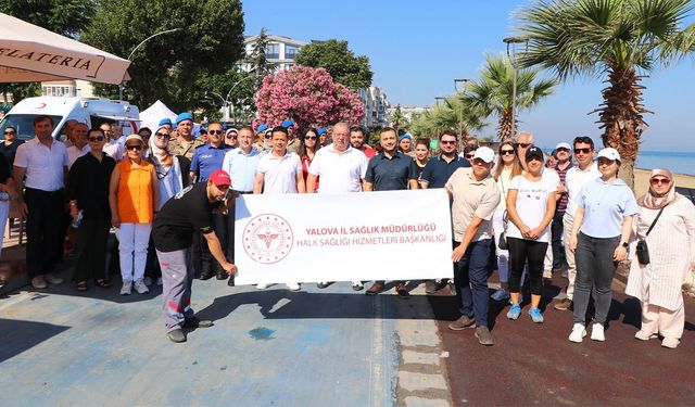 Çiftlikköy’de Sağlıklı Hayat Yürüyüşü