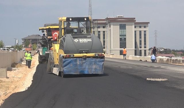 Yalova'da Hastane Yolunun Asfaltı Atıldı