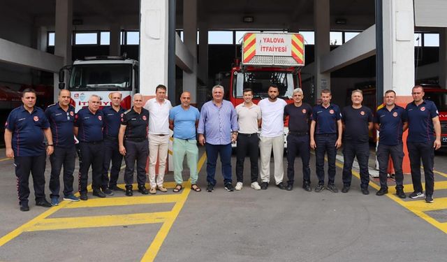 Başkan Gürel'den Orman Yangınlarıyla Mücadele Eden İtfaiyecilere Teşekkür