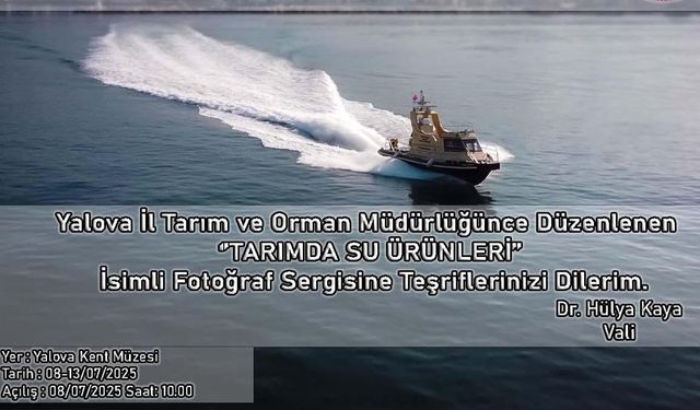 Tarımda Su Ürünleri Sergilenecek