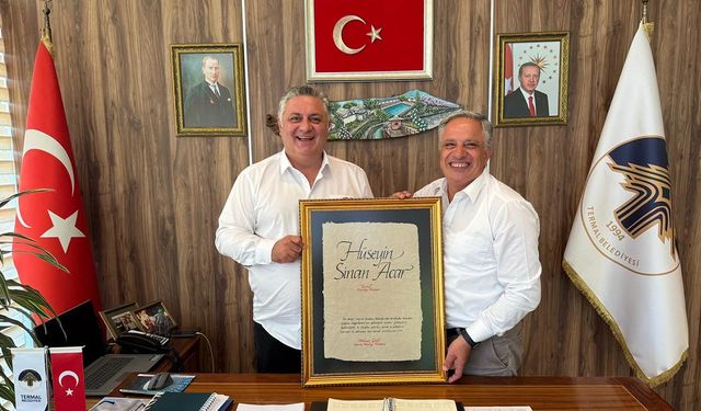 Başkan Gürel'den Termal’e Ziyaret: “Ortak Paydada Çalışmaya Devam Edeceğiz”