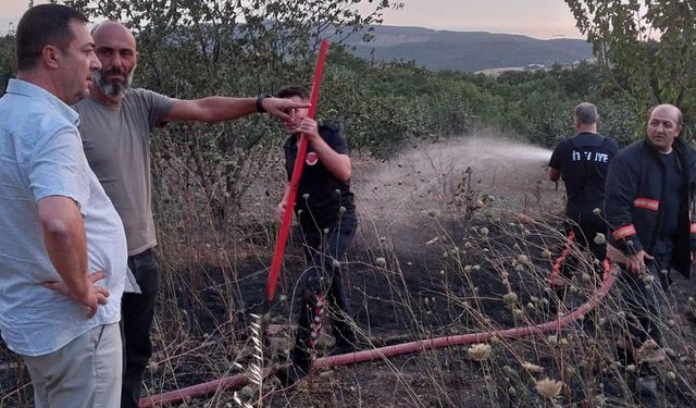 Altınkent’te Yangın Hızla Kontrol Altına Alındı