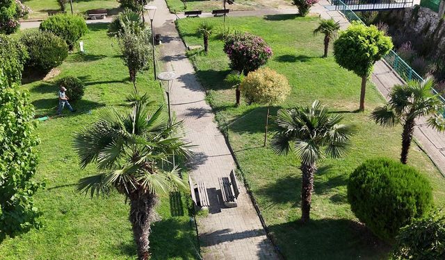 Çiftlikköy’de Peyzaj Alanlarına Otomatik Sulama Desteği