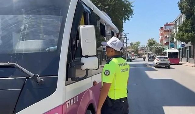 Yalova’da Toplu Taşıma Araçlarına Sıkı Denetim