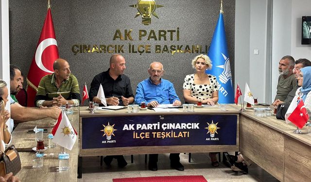 AK Parti’den Çınarcık İlçe Danışma Meclisi Toplantısı