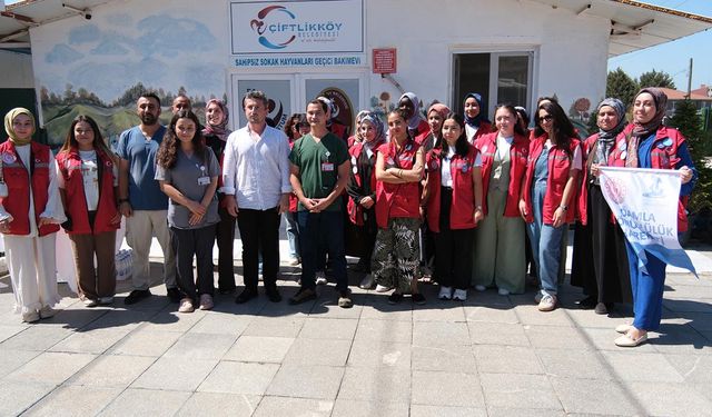Damla Projesi Gönüllüleri Çiftlikköy Belediyesi’nde