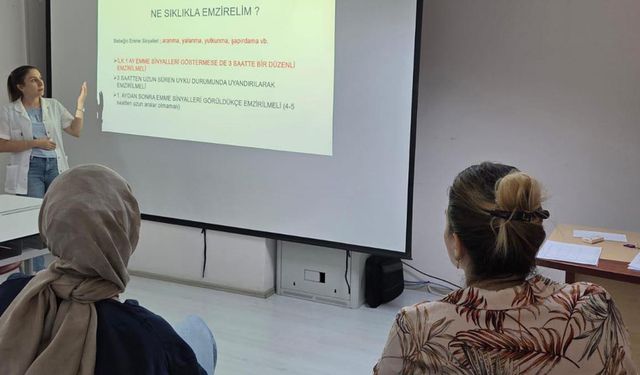 Altınova’da Gebe Okulu’nda Üçüncü Tur Eğitim Tamamlandı