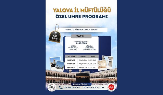 Müftülükten Kasım Ayına Özel Umre Programı