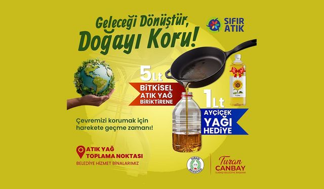 Subaşı’nda Atık Yağlar Dönüşüyor