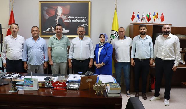 Anahtar Parti’den Subaşı Belediye Başkanı Turan Canbaya’ya Ziyaret
