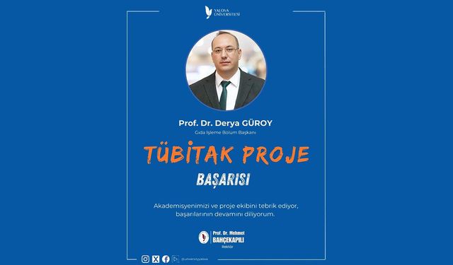 Yalova Üniversitesi’nden TÜBİTAK 1001 Desteği