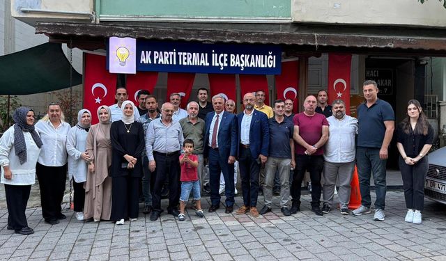 AK Parti Yalova Teşkilatı, Termal İlçe Danışma Meclisi Toplantısı’nda Bir Araya Geldi