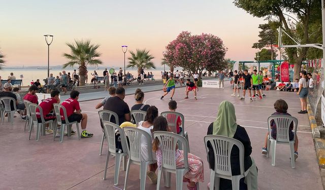 Çiftlikköy’de Sokak Basketbolu Heyecanı Başladı