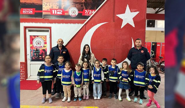 Bilimfikir Minikleri Çiftlikköy İtfaiyecileriyle Buluştu