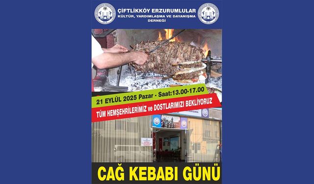 Çiftlikköy’de Cağ Kebabı Günü