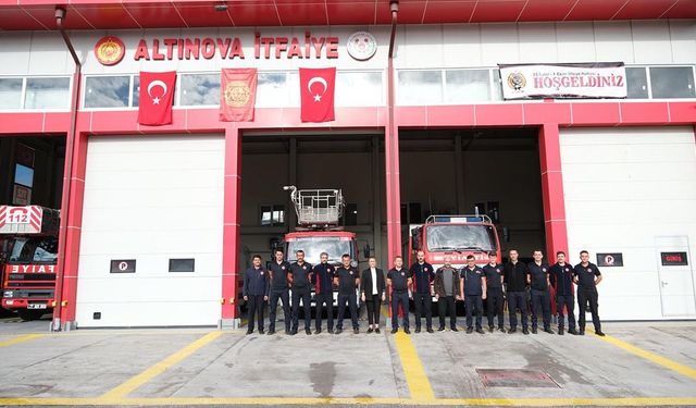 Başkan Fazlaca’dan İtfaiye Teşkilatına Teşekkür