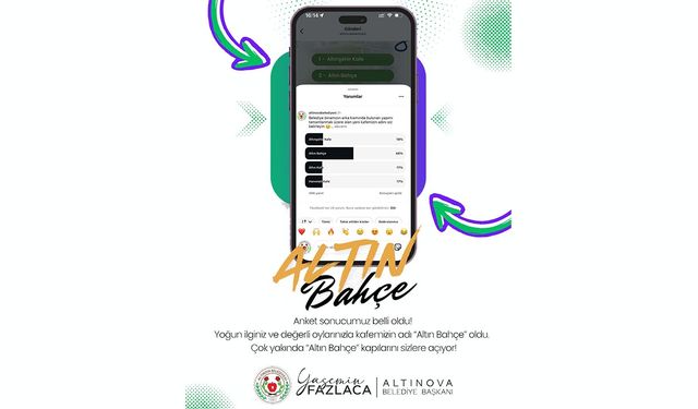 Altınova’ya Altın Bahçe Çok Yakında!