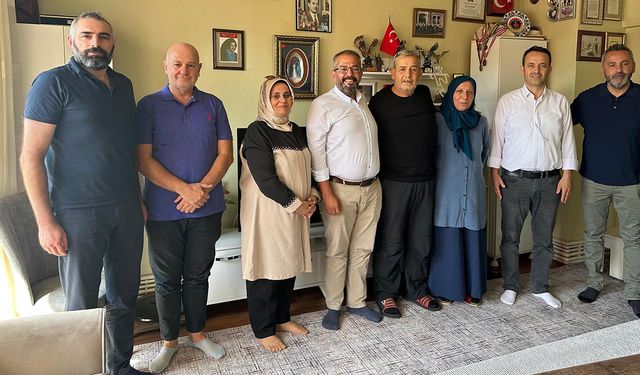 Anahtar Parti Yalova İl Teşkilatı’ndan Kahraman Gazi Ergin Başkazak’a Ziyaret