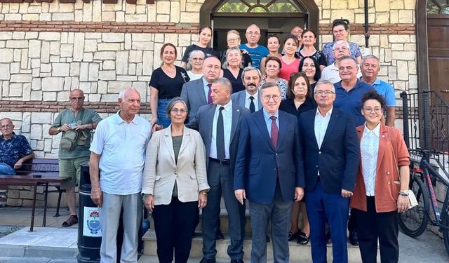 İYİ Parti Heyetinden Bal-Göç Derneğine Ziyaret
