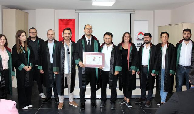 Yalova Barosu’na Yeni Katılımlar Gerçekleşti!