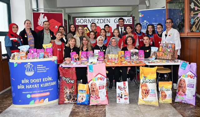 Öğrencilerden Sokak Canlarına Anlamlı Destek