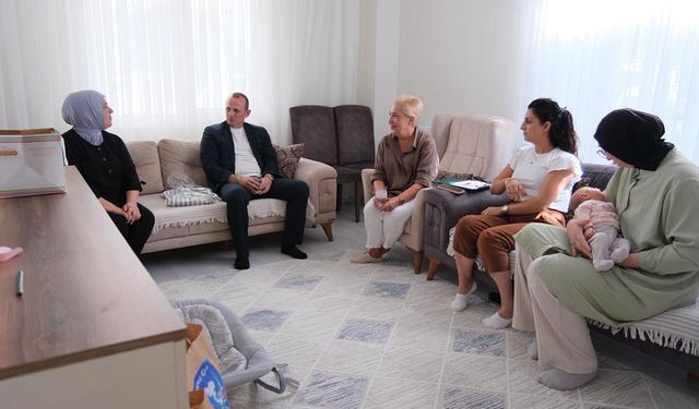 Çiftlikköy Belediyesi’nden Hoş Geldin Bebek Ziyaretleri