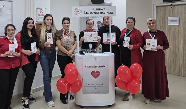 Altınova Devlet Hastanesi’nde Dünya Kalp Günü Farkındalık Etkinliği