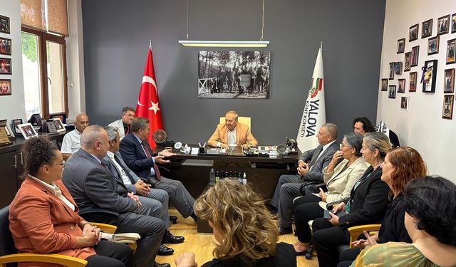 İYİ Parti Heyetinden Kent Konseyine Ziyaret