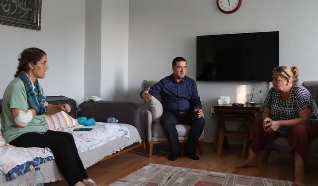 Başkan Turan Canbay’dan Ev Ziyareti