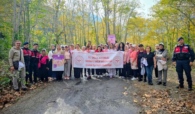 Çınarcık’ta Pembe Yürüyüş