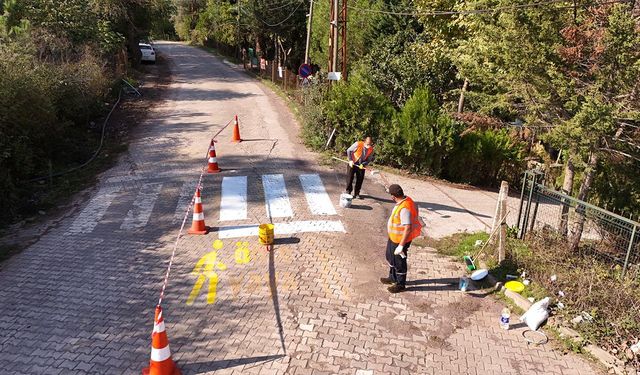 Köylerde Trafik Güvenliği Artıyor