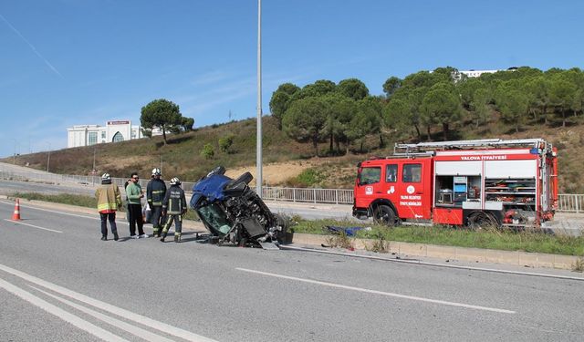 Takla Attı Karşı Şeride Geçti!