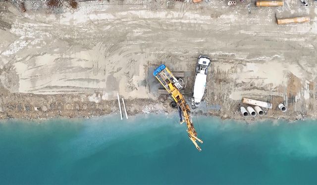 Armutlu Limanı’nda Çalışmalar Hızla Devam Ediyor