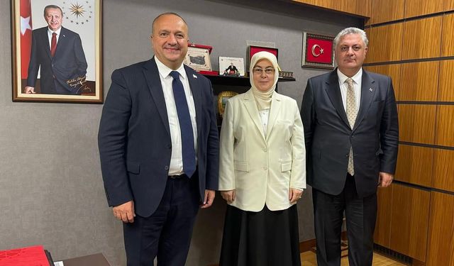 Başkanlar Gürel ve Kurt’tan Milletvekili Akyol’a Ziyaret