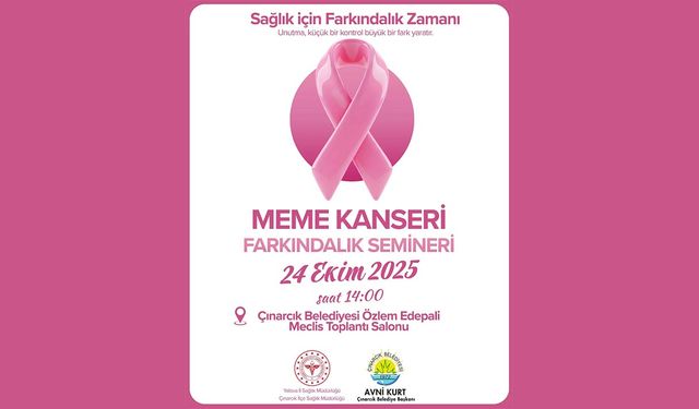 Çınarcık Belediyesi’nden “Meme Kanseri Farkındalık Semineri”