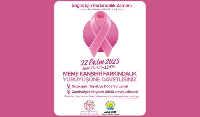 Çınarcık Belediyesi’nden Meme Kanseri Farkındalığına Destek: Teşvikiye’de Doğa Yürüyüşü
