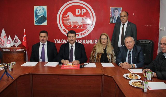 DP Genel Başkanı Gültekin Uysal Yalova’da Konuştu