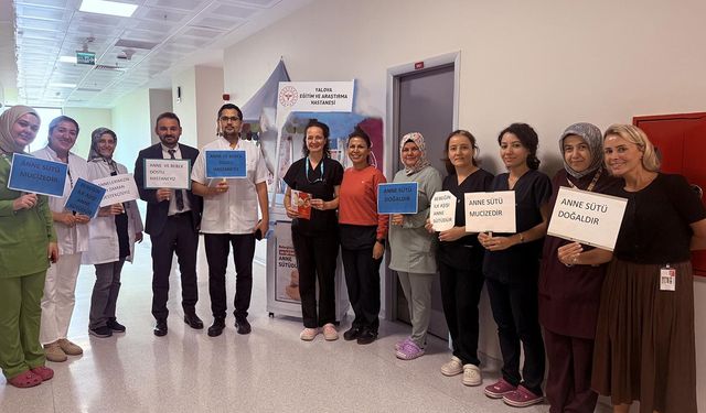 Yalova Eğitim ve Araştırma Hastanesi’nden Emzirme ve Normal Doğum Haftası Etkinliği