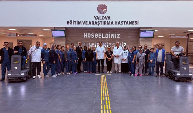 Karekodla Temizlik Takibi Yalova Eğitim ve Araştırma Hastanesi’nde Başladı