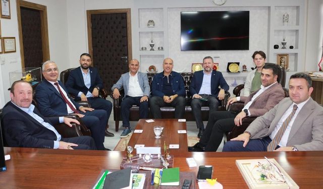 TOÇ BİR-SEN Genel Başkanı Hüseyin Öztürk’ten İl Müdürü İlmeç’e Ziyaret