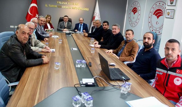 Yalova’da Genel Tarım Sayımı Toplantısı Düzenlendi