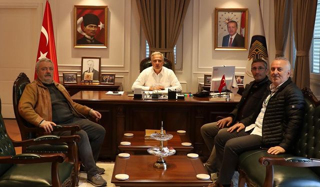 Başkan H. Sinan Acar’a AK Parti Termal İl Genel Meclisi Tarafından Ziyaret