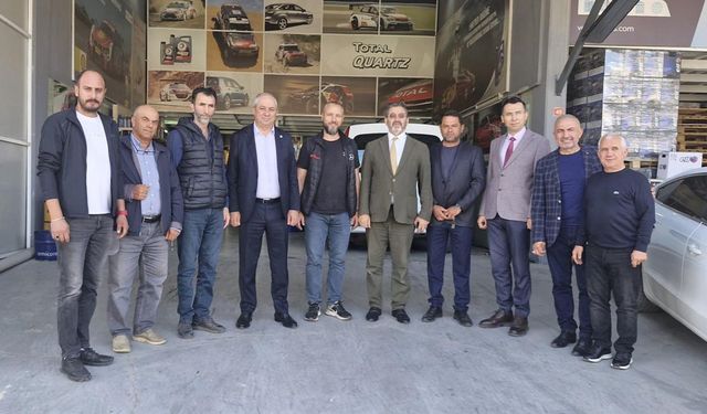 YTSO Heyeti Kirazlı Sanayi Sitesi Esnafını Ziyaret Etti